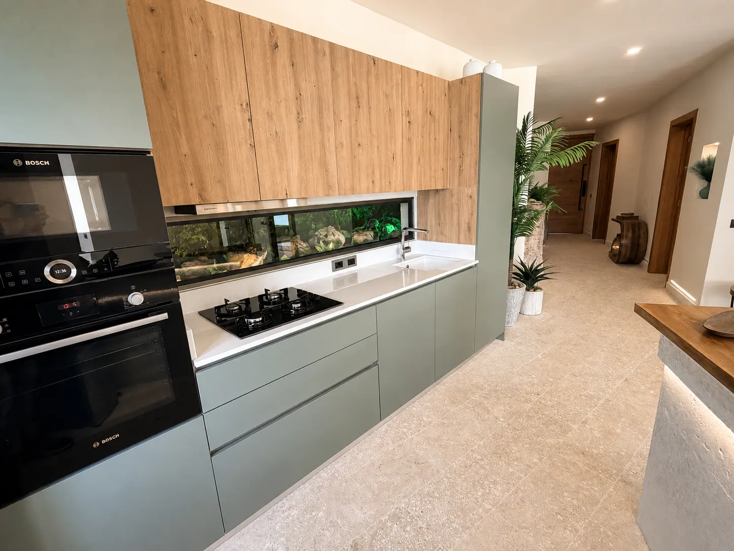 cuisine équipée — Circle View Appartement 2 à Las Terrenas
